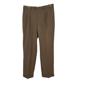 Geoffrey Beene Men’s Khaki Pants Slacks Business Casual wear size 36 x 32 ecru